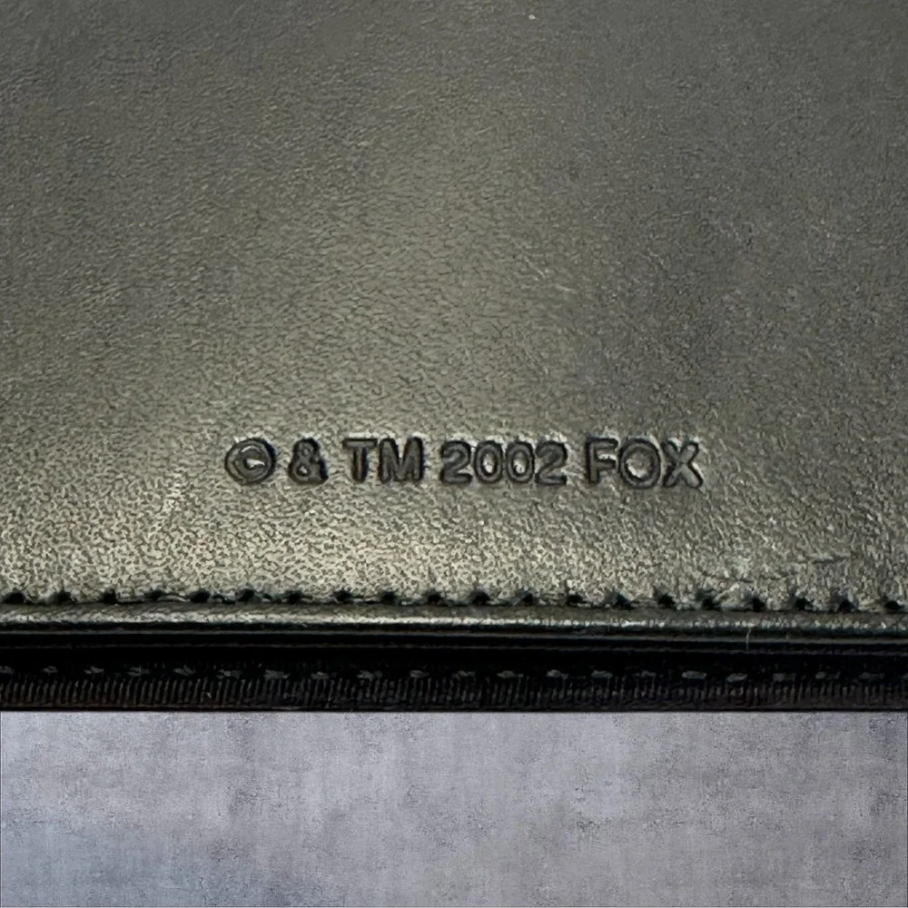 Rare The Simpsons Checkbook Holder Unisex Black Excellent 2002 Vintage